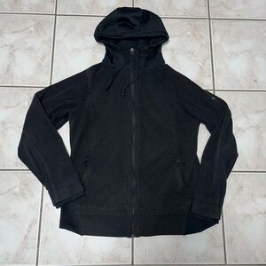 Columbia Womens Size Large Black Full Zip Hooded Sweatshirt